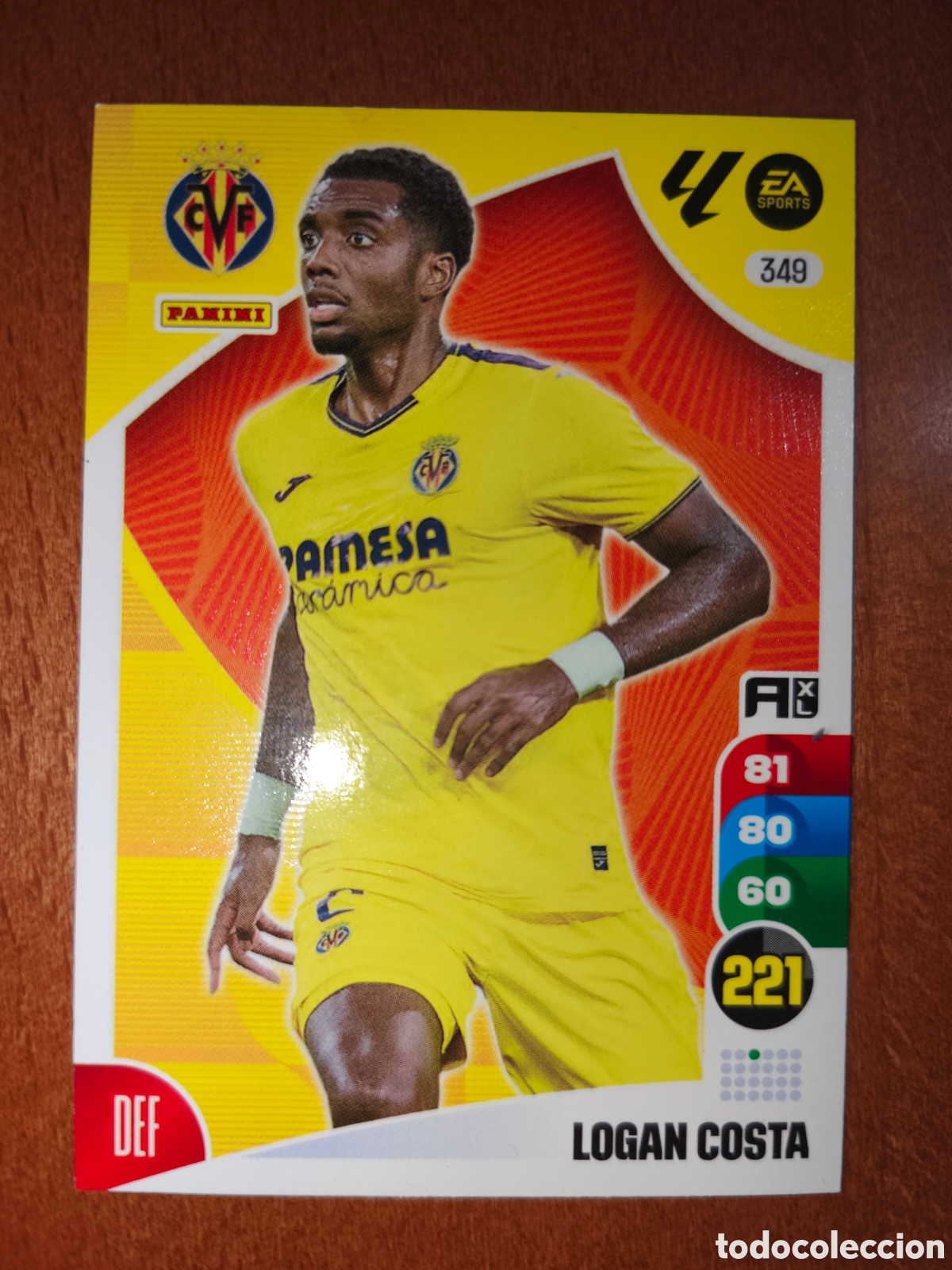 Figurine di Calcio: Logan Costa n&deg;349 Adrenalyn XL 24/25 Villarreal