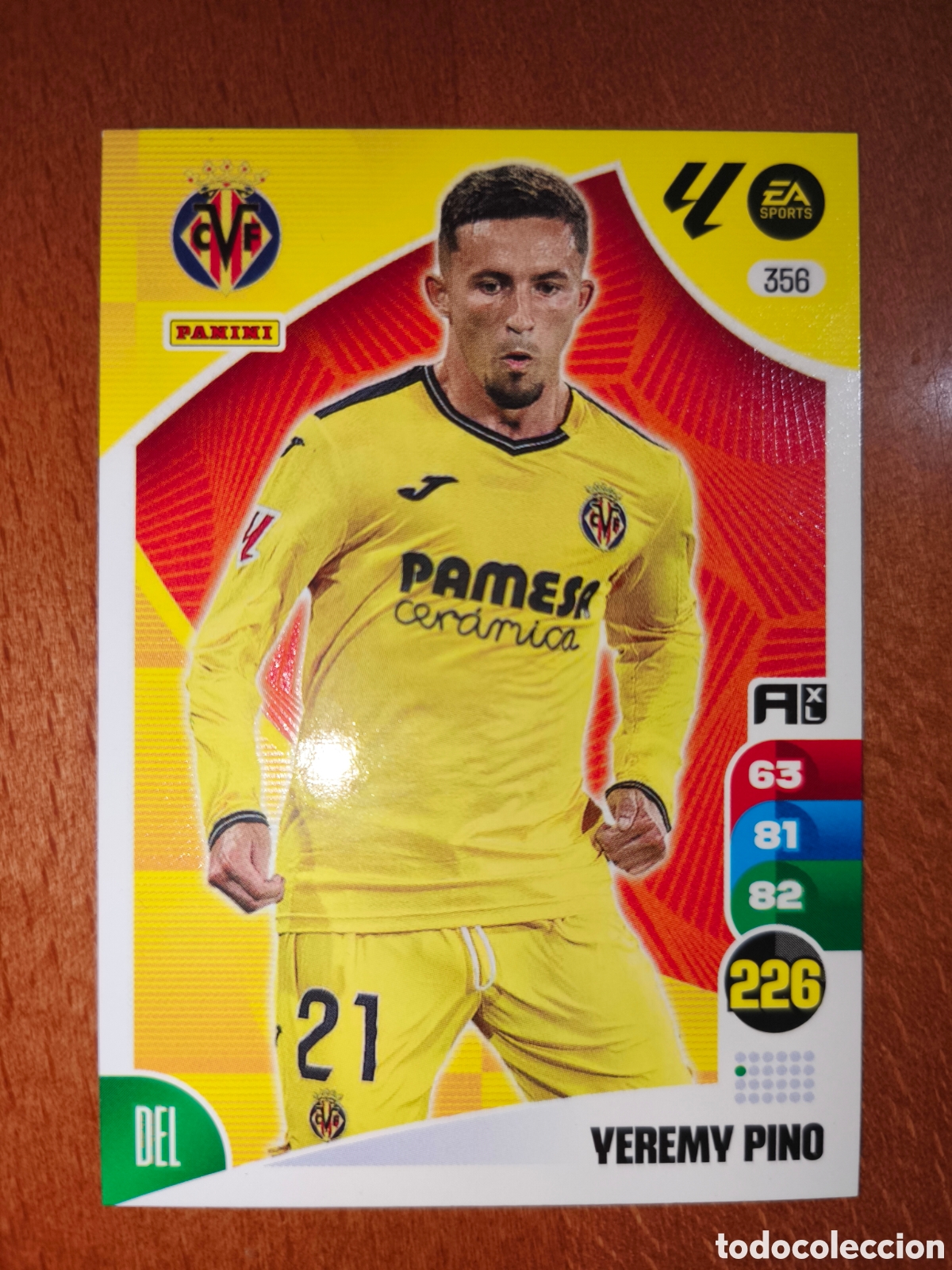 Figurine di Calcio: Yeremy Pino n&deg;356 Adrenalyn XL 24/25 Villarreal