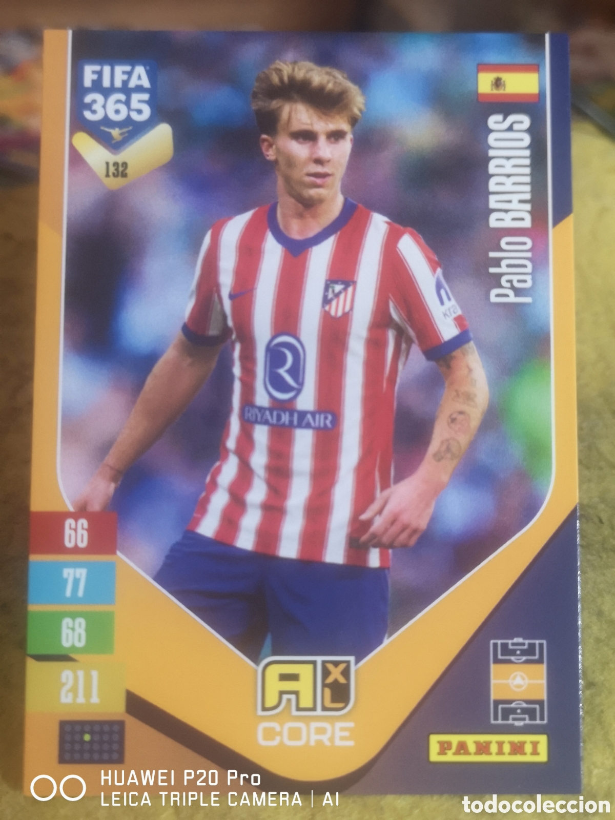 Figurine di Calcio: ADRENALYN FIFA 365 2027 PABLO BARRIOS 132 - ATLETICO DE MADRID