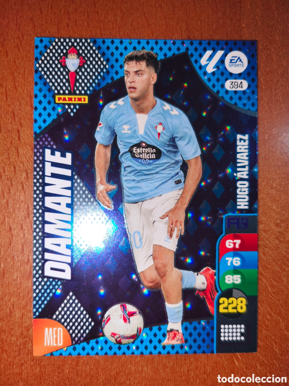 Figurine di Calcio: Hugo &Aacute;lvarez n&deg;394 DIAMANTE Adrenalyn XL 24/25 Celta