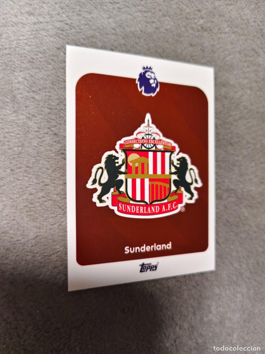 Cromos de Futebol: 343 PREMIER LEAGUE 2025 26 BADGE ESCUDO SUNDERLAND TOPPS 25 2026 TRADING CARDS AAL