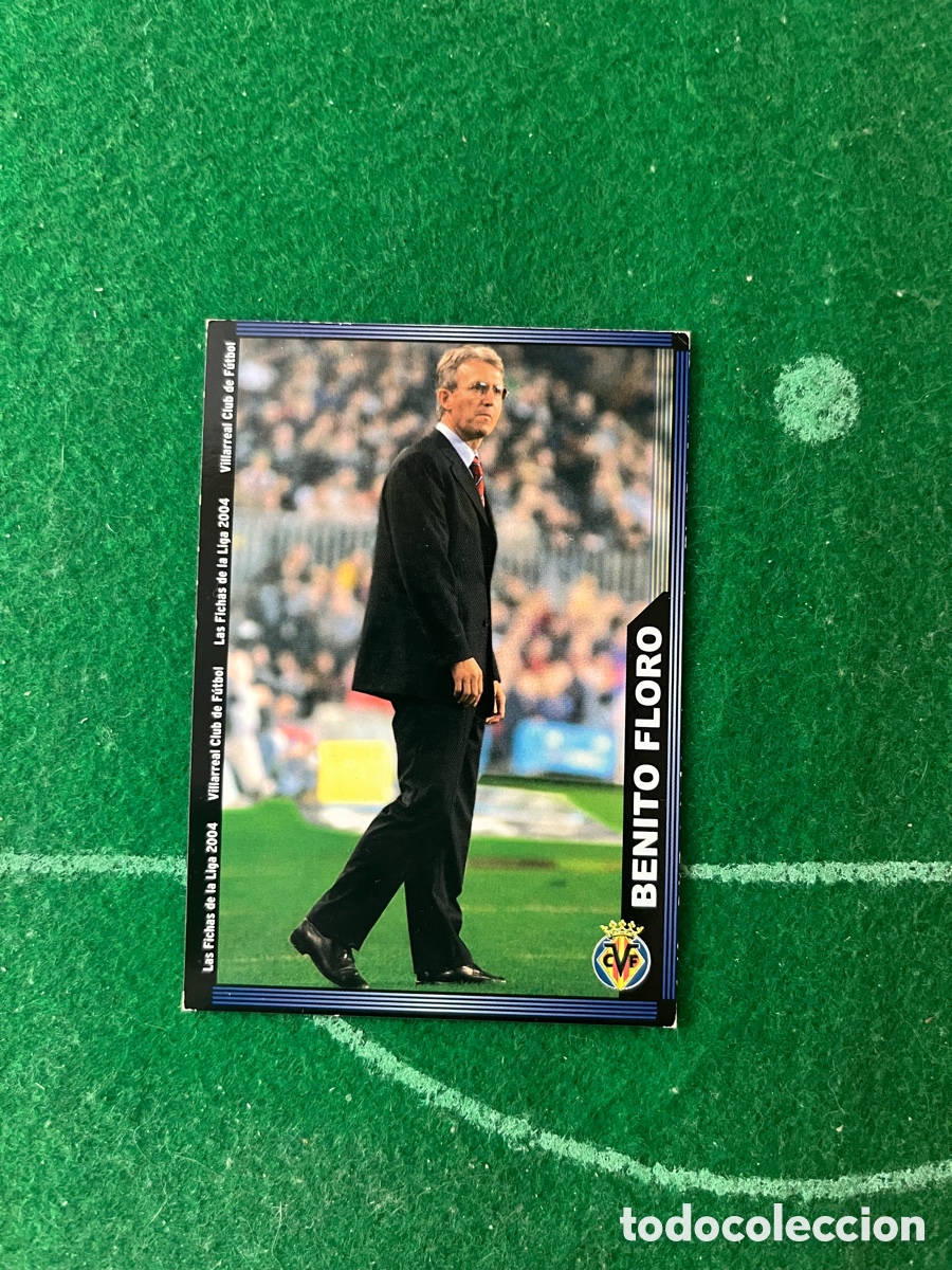 Cromos de Futebol: 381 BENITO FLORO VILLARREAL LAS FICHAS DE LA LIGA 2003 2004 MUNDICROMO ENTRENADOR