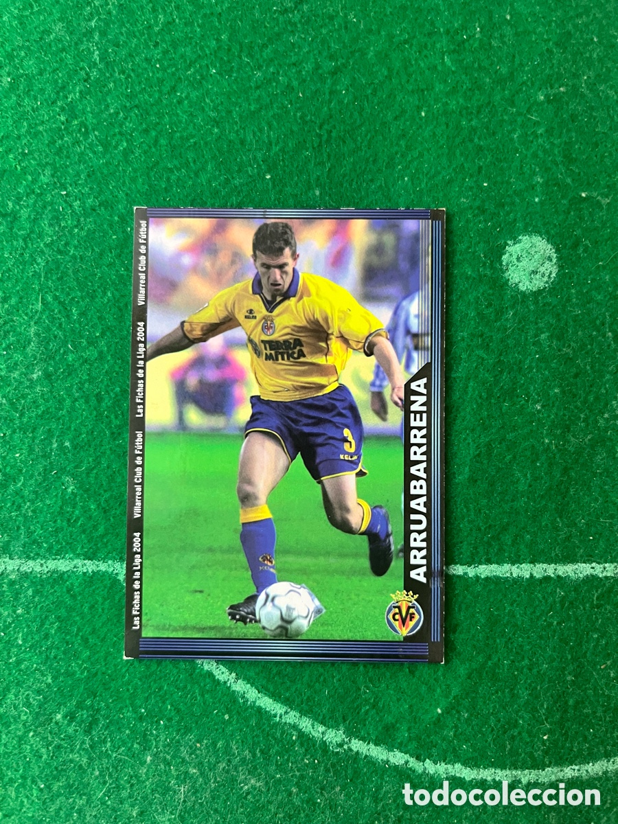 Fu&szlig;ball-Sticker: 384 ARRUABARRENA VILLARREAL LAS FICHAS DE LA LIGA 2003 2004 MUNDICROMO
