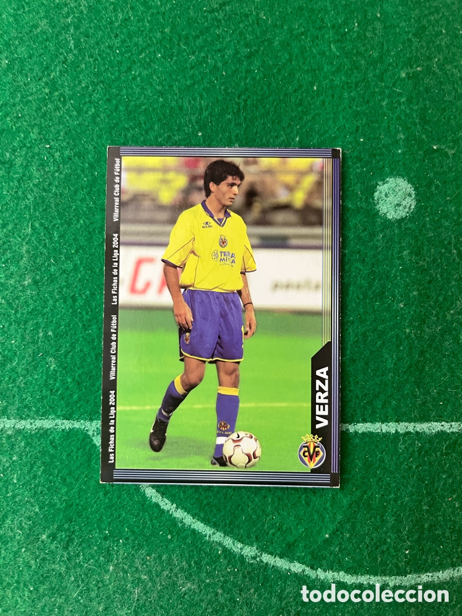 Fu&szlig;ball-Sticker: 383 VERZA VILLARREAL LAS FICHAS DE LA LIGA 2003 2004 MUNDICROMO