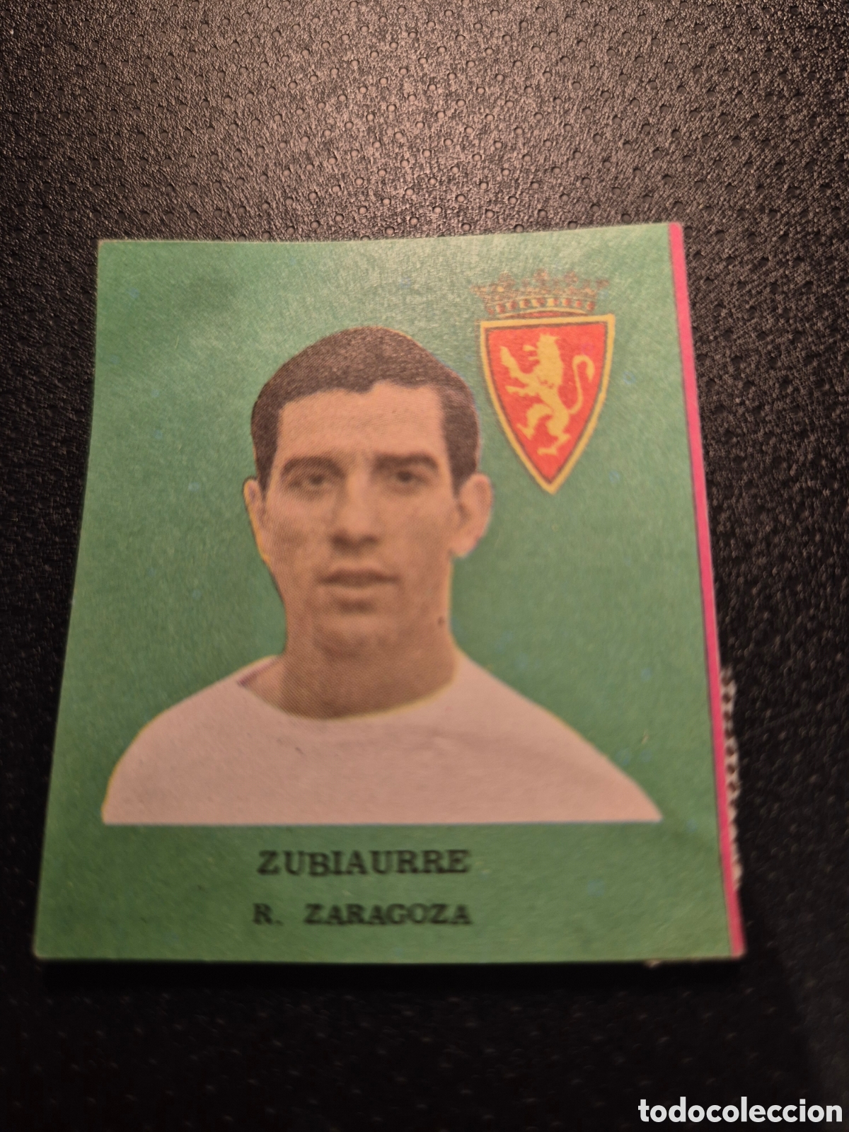 Fu&szlig;ball-Sticker: ZUBIAURRE R ZARAGOZA FUTBOL 1963 DISGRA FHER