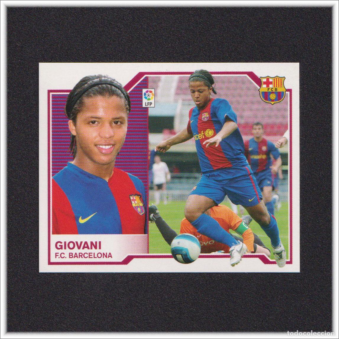 Fu&szlig;ball-Sticker: LIGA ESTE 2007 2008 07 08 PANINI GIOVANI DOS SANTOS BARCELONA COLECCI&Oacute;N LIGA ALBUM BAR&Ccedil;A