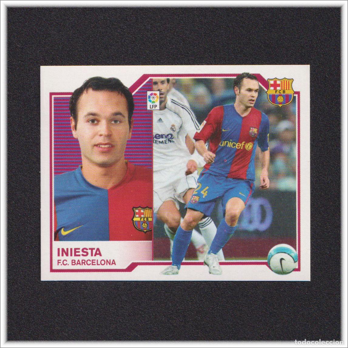 Fu&szlig;ball-Sticker: LIGA ESTE 2007 2008 07 08 PANINI INIESTA BARCELONA COLECCI&Oacute;N LIGA ALBUM BAR&Ccedil;A