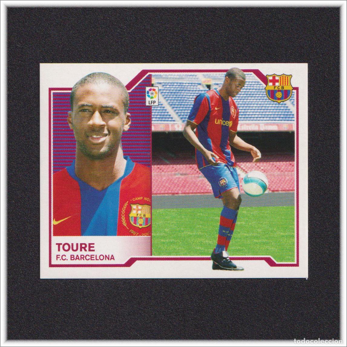Cartes &agrave; collectionner de Football: LIGA ESTE 2007 2008 07 08 PANINI YAYA TOURE BARCELONA COLECCI&Oacute;N LIGA ALBUM BAR&Ccedil;A