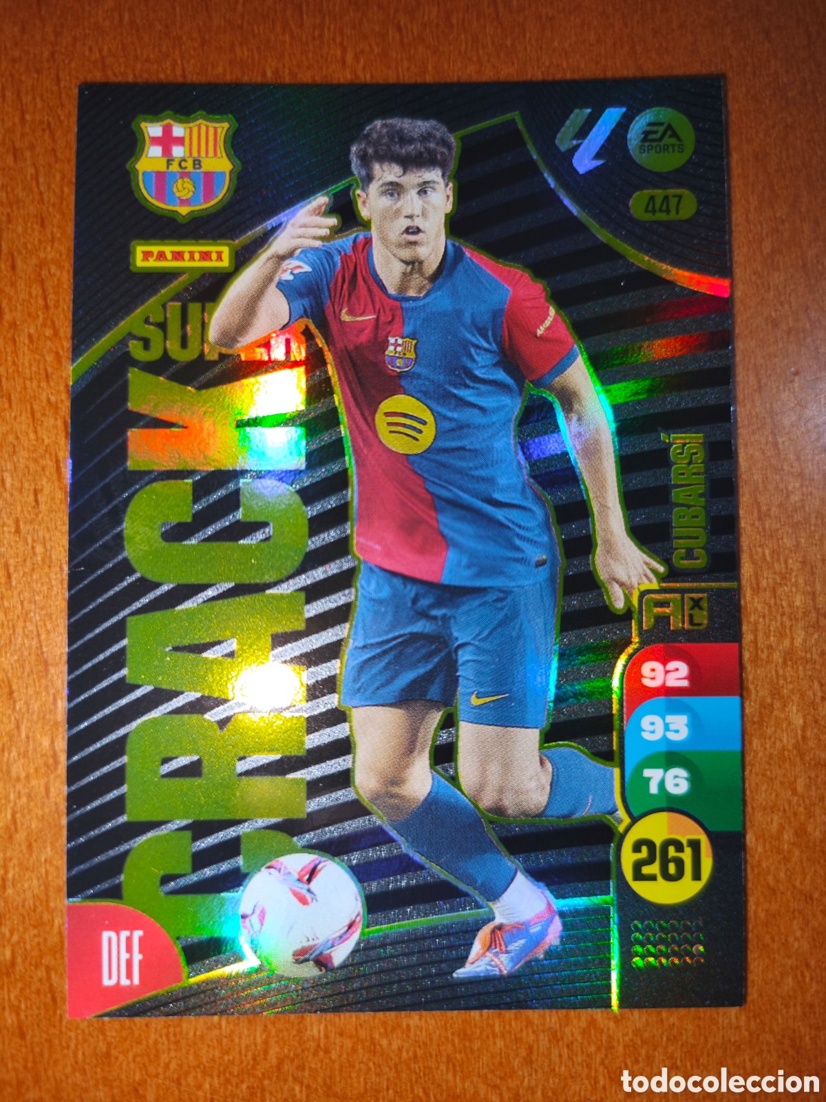 Cartes &agrave; collectionner de Football: Cubarsi n&deg;447 SUPER CRACK Adrenalyn XL 24/25 Barcelona