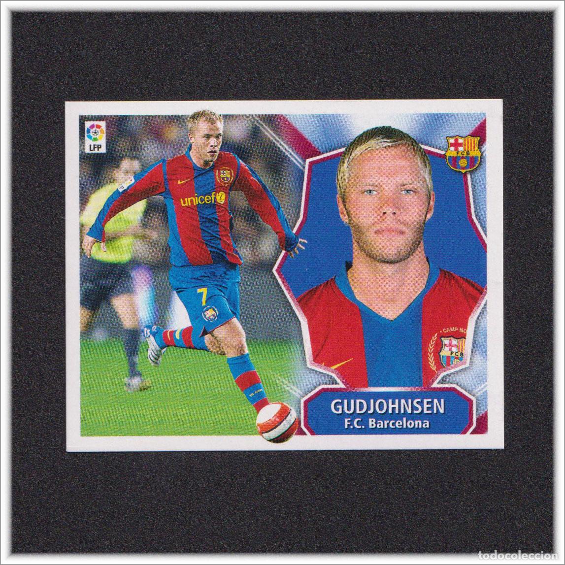 Cartes &agrave; collectionner de Football: LIGA ESTE 2008 2009 08 09 PANINI GUDJOHNSEN BARCELONA COLECCI&Oacute;N LIGA ALBUM BAR&Ccedil;A