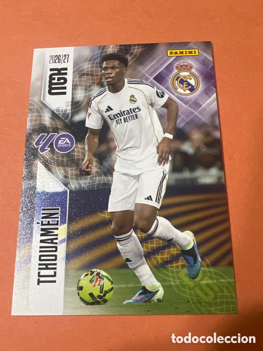 Cartes &agrave; collectionner de Football: C352. 225 Tchouam&eacute;ni Real Madrid CF MEGACRACKS 2026 2027 - 26 27 MGK