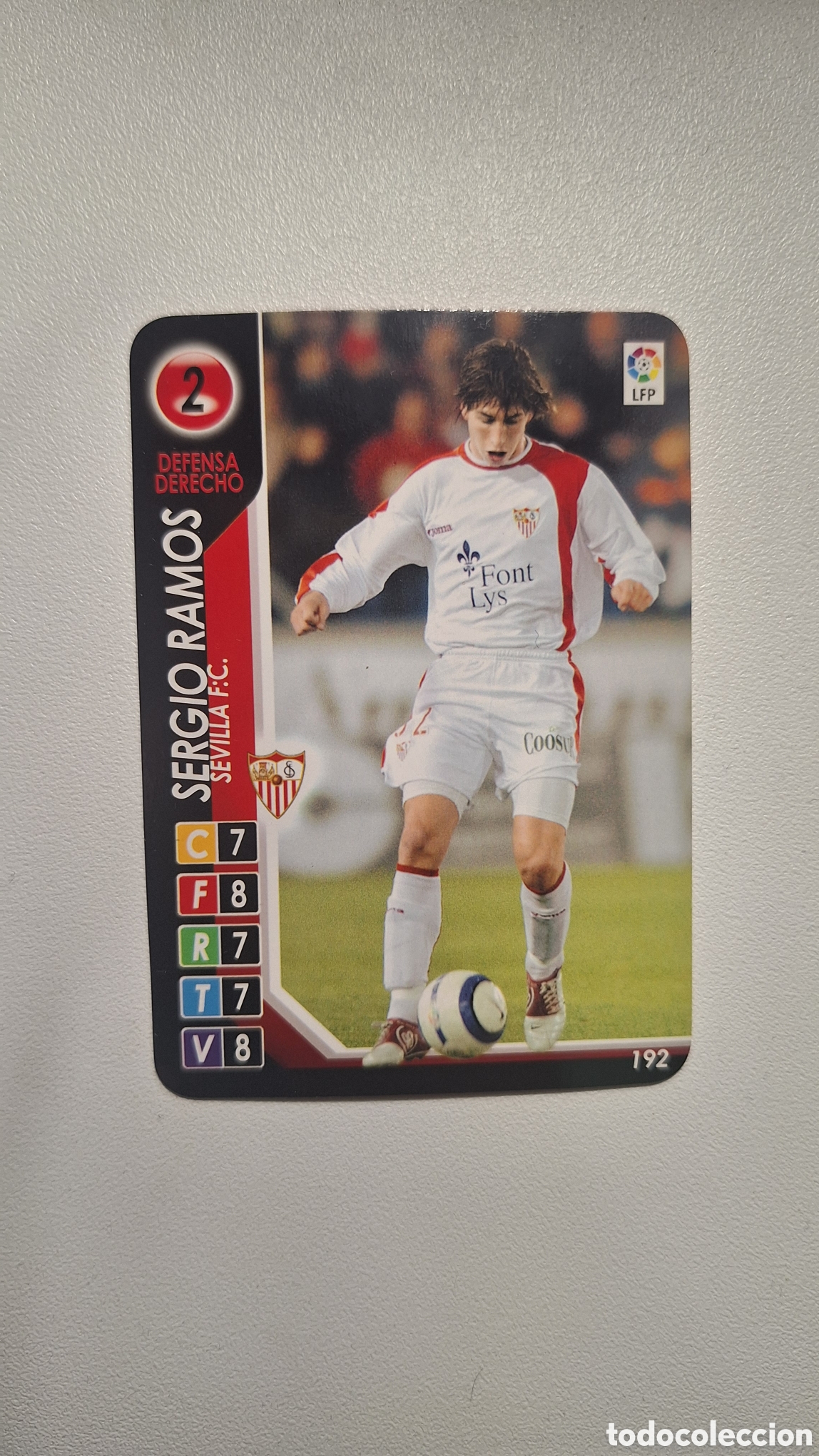 Fu&szlig;ball-Sticker: Cromo sergio ramos rookie Sevilla Fc 2004 2005 derby total