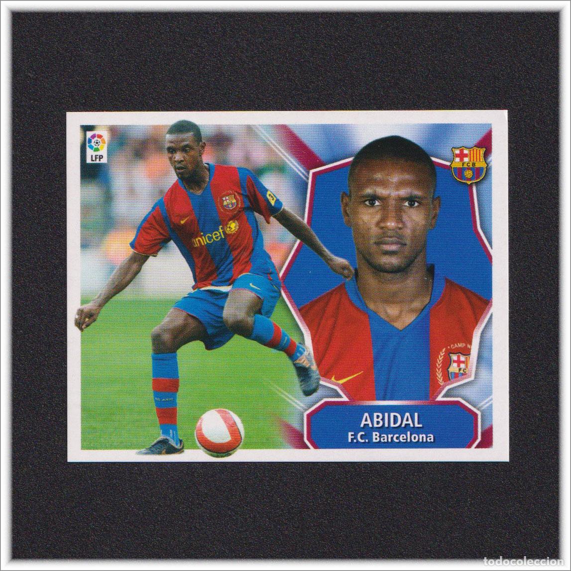 Cartes &agrave; collectionner de Football: LIGA ESTE 2008 2009 08 09 PANINI ABIDAL BARCELONA COLECCI&Oacute;N LIGA ALBUM BAR&Ccedil;A
