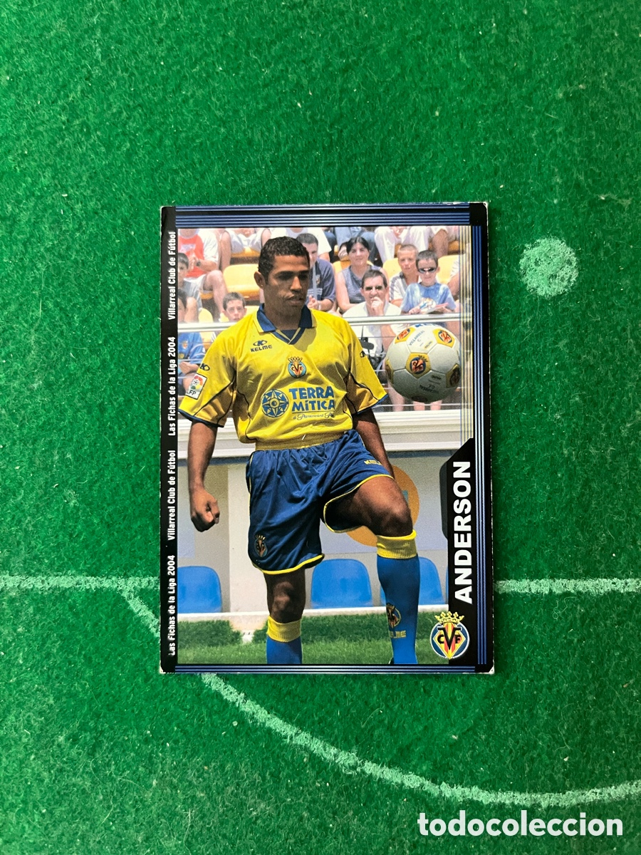Cartes &agrave; collectionner de Football: 400 ANDERSON VILLARREAL LAS FICHAS DE LA LIGA 2003 2004 MUNDICROMO