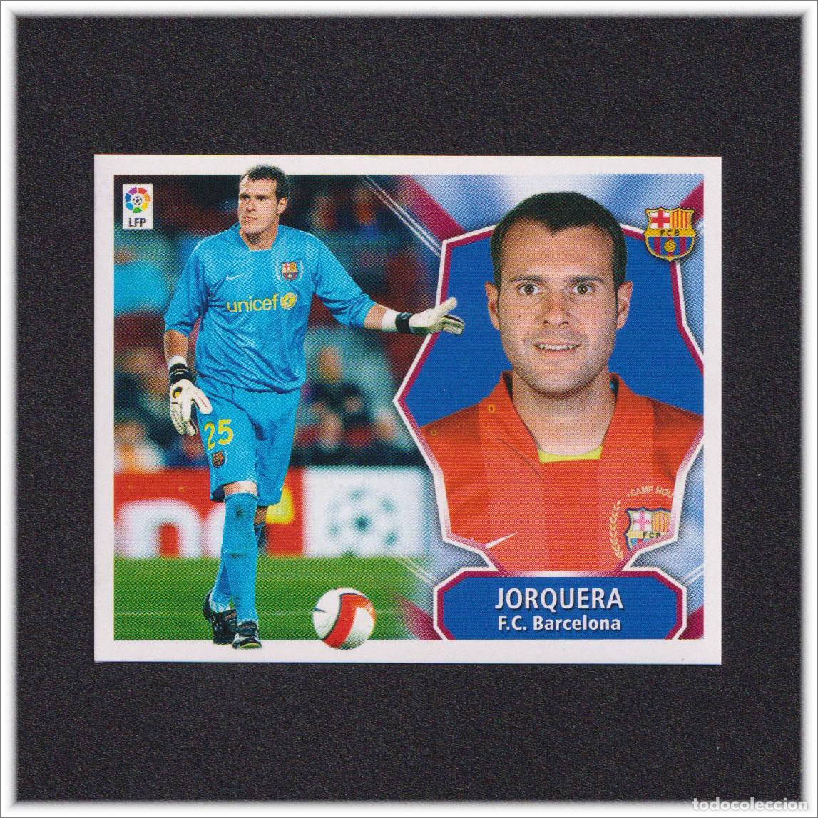 Cartes &agrave; collectionner de Football: LIGA ESTE 2008 2009 08 09 PANINI JORQUERA BARCELONA COLECCI&Oacute;N LIGA ALBUM BAR&Ccedil;A