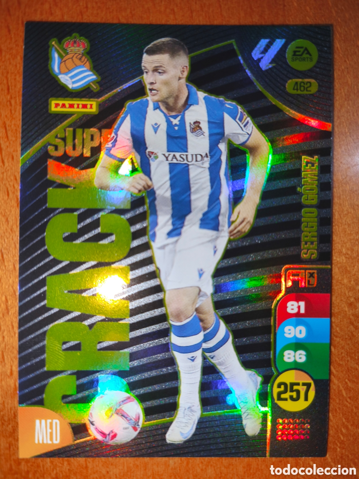 Cartes &agrave; collectionner de Football: Sergio G&oacute;mez n&deg;462 Adrenalyn XL 24/25 Real Sociedad