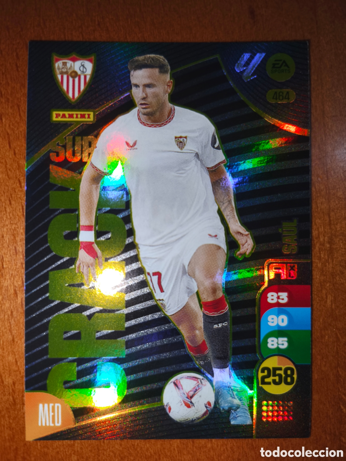 Cartes &agrave; collectionner de Football: Sa&uacute;l n&deg;464 SUPER CRACK Adrenalyn XL 24/25 Sevilla