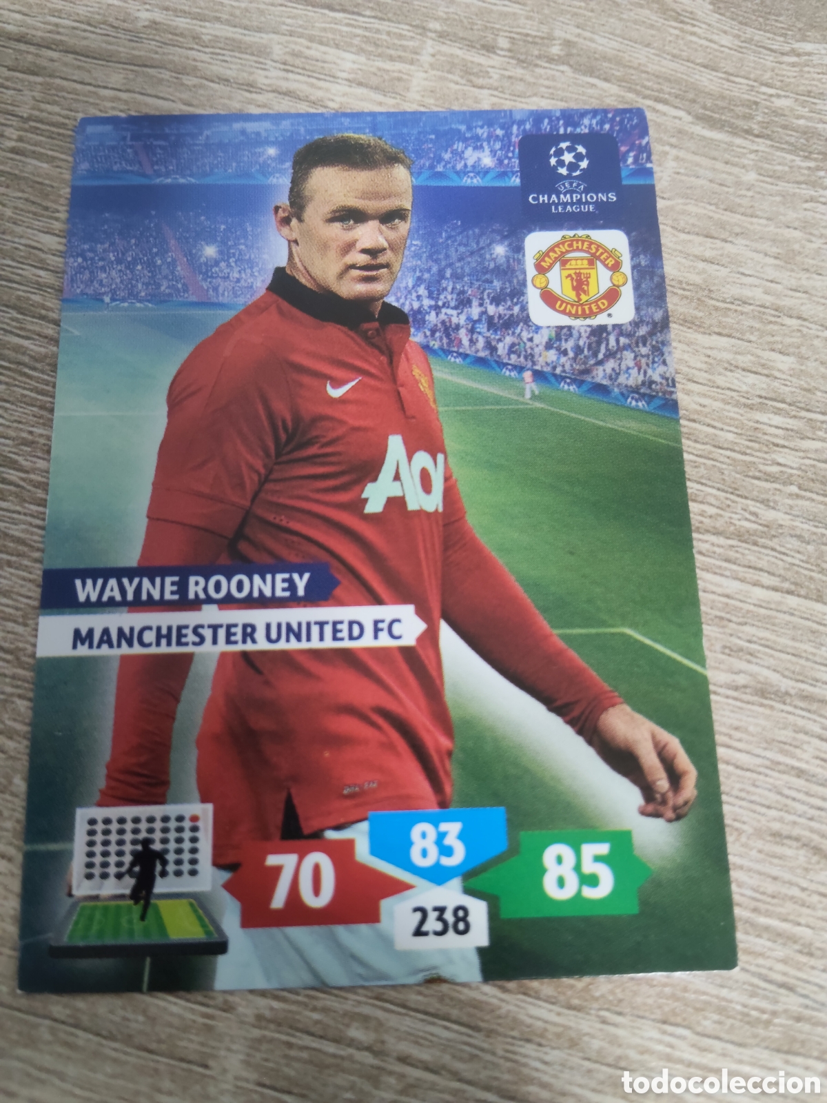 Figurine di Calcio: Panini Adrenalyn champions league 2013 2014 13 14 Wayne Rooney Manchester United
