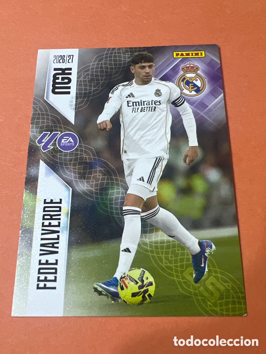 Cartes &agrave; collectionner de Football: C365. MEGACRACKS 2026 2027 MGK 26 27 NUEVO - REAL MADRID N&ordm; 226 FEDE VALVERDE