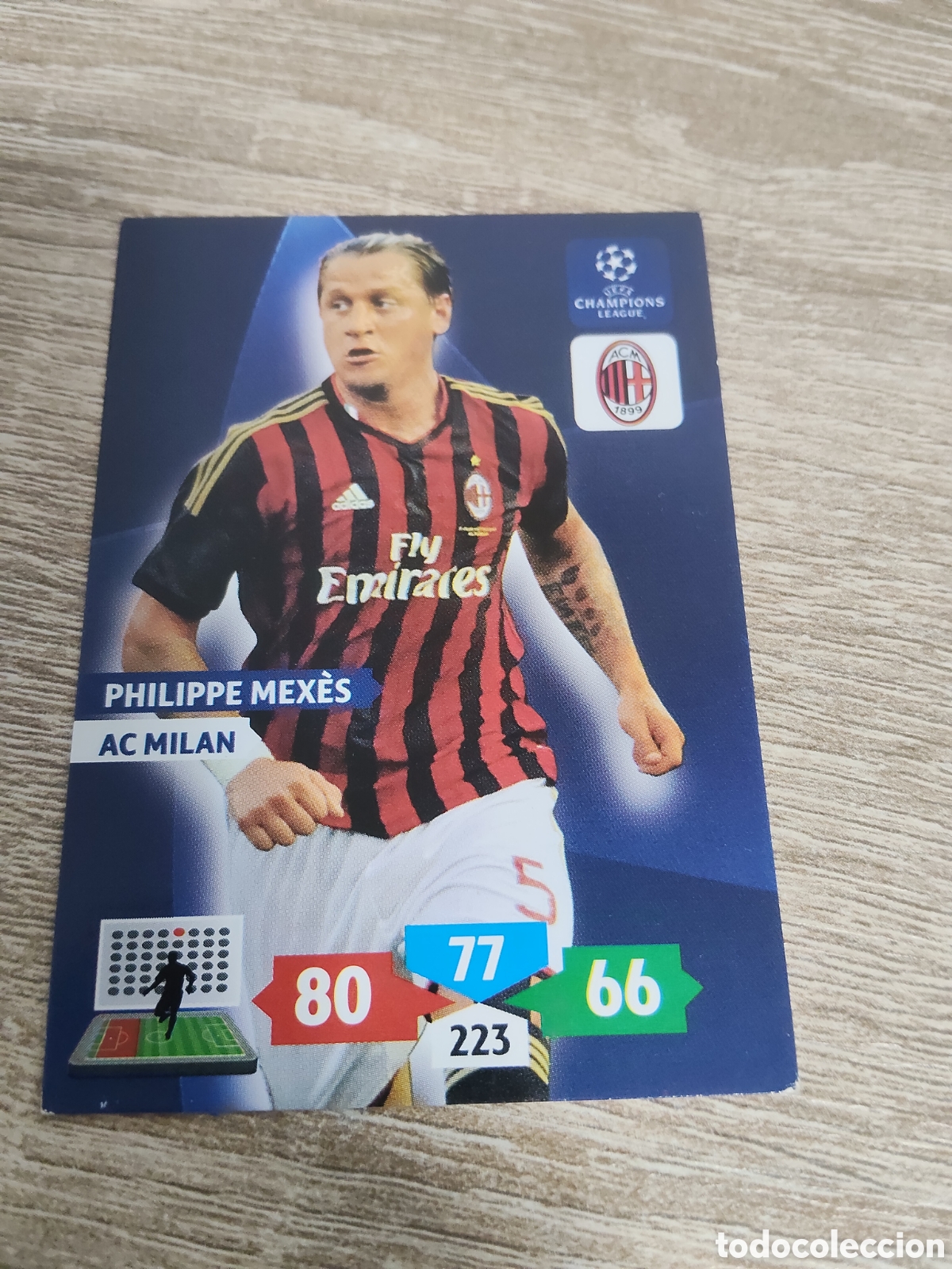 Cartes &agrave; collectionner de Football: Panini Adrenalyn champions league 2013 2014 13 14 Philippe Mexes Milan