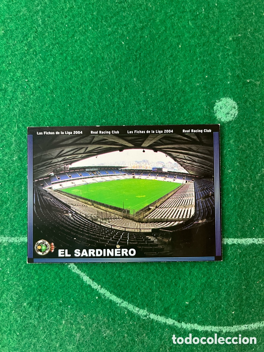 Cartes &agrave; collectionner de Football: 407 EL SARDINERO RACING DE SANTANDER LAS FICHAS DE LA LIGA 2003 2004 MUNDICROMO ESTADIO