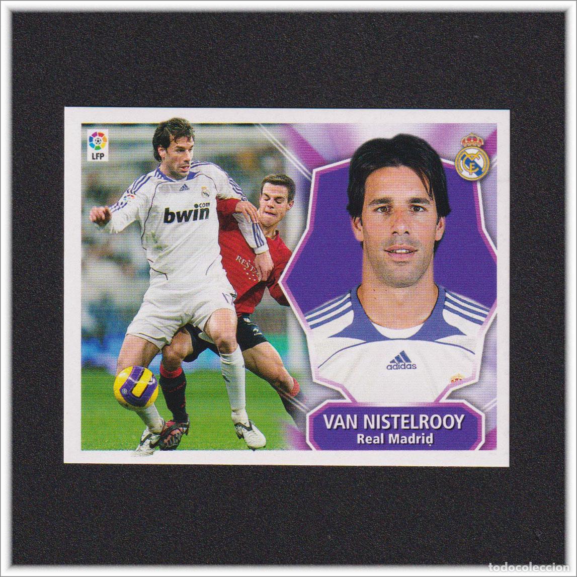 Cartes &agrave; collectionner de Football: LIGA ESTE 2008 2009 08 09 PANINI VAN NISTELROOY REAL MADRID COLECCI&Oacute;N ALBUM F&Uacute;TBOL