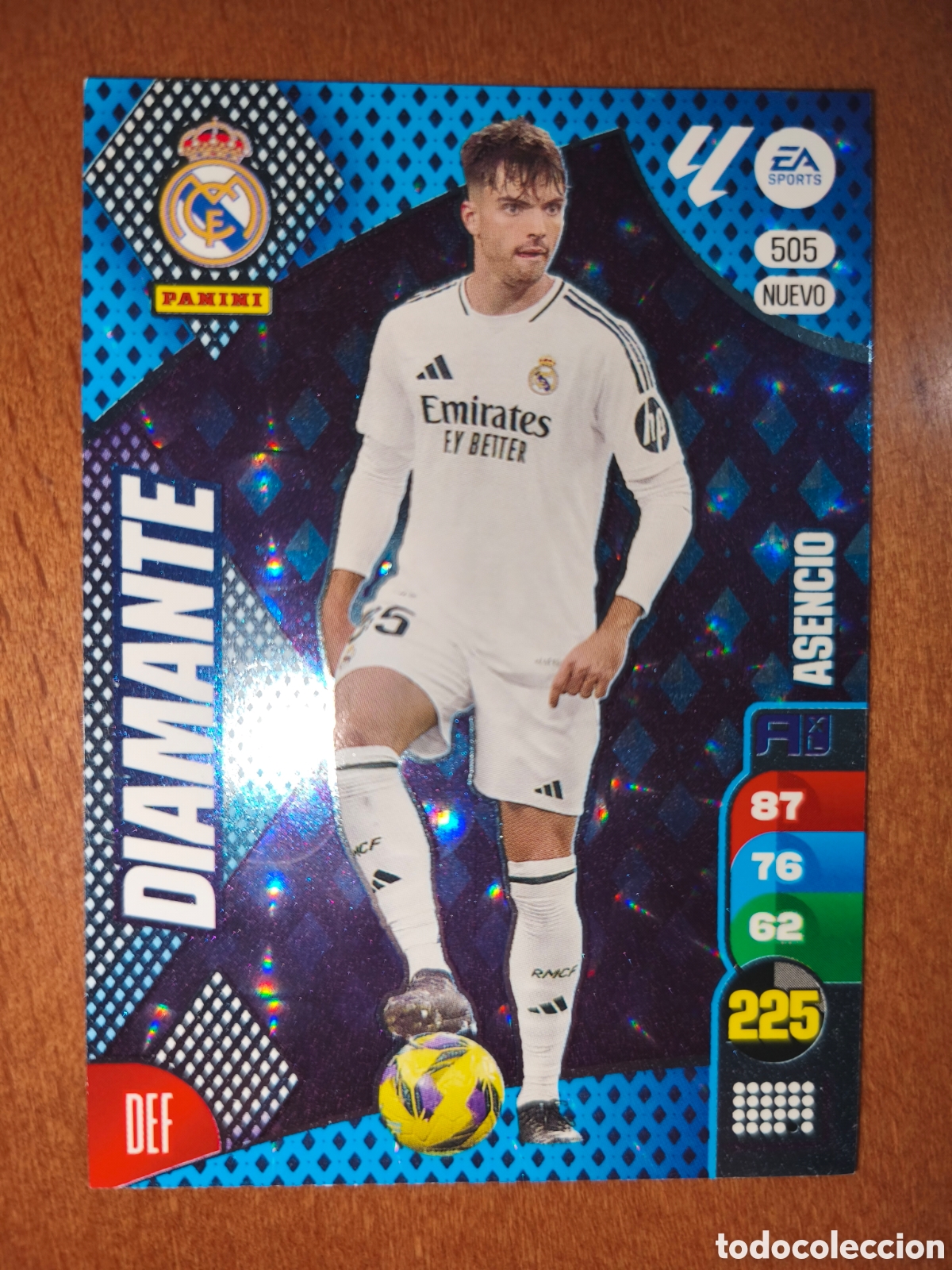 Cartes &agrave; collectionner de Football: Asencio n&deg;505 NUEVO DIAMANTE Adrenalyn XL 24/25 Real Madrid