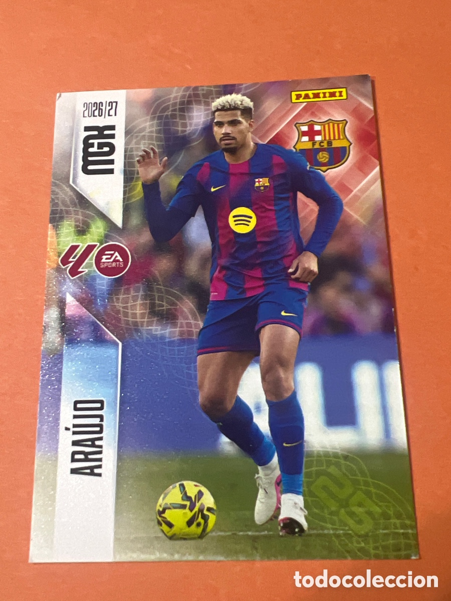 Cartes &agrave; collectionner de Football: C368. MEGACRACKS 2026 2027 MGK 26 27 - FC BARCELONA N&ordm; 80 ARAUJO