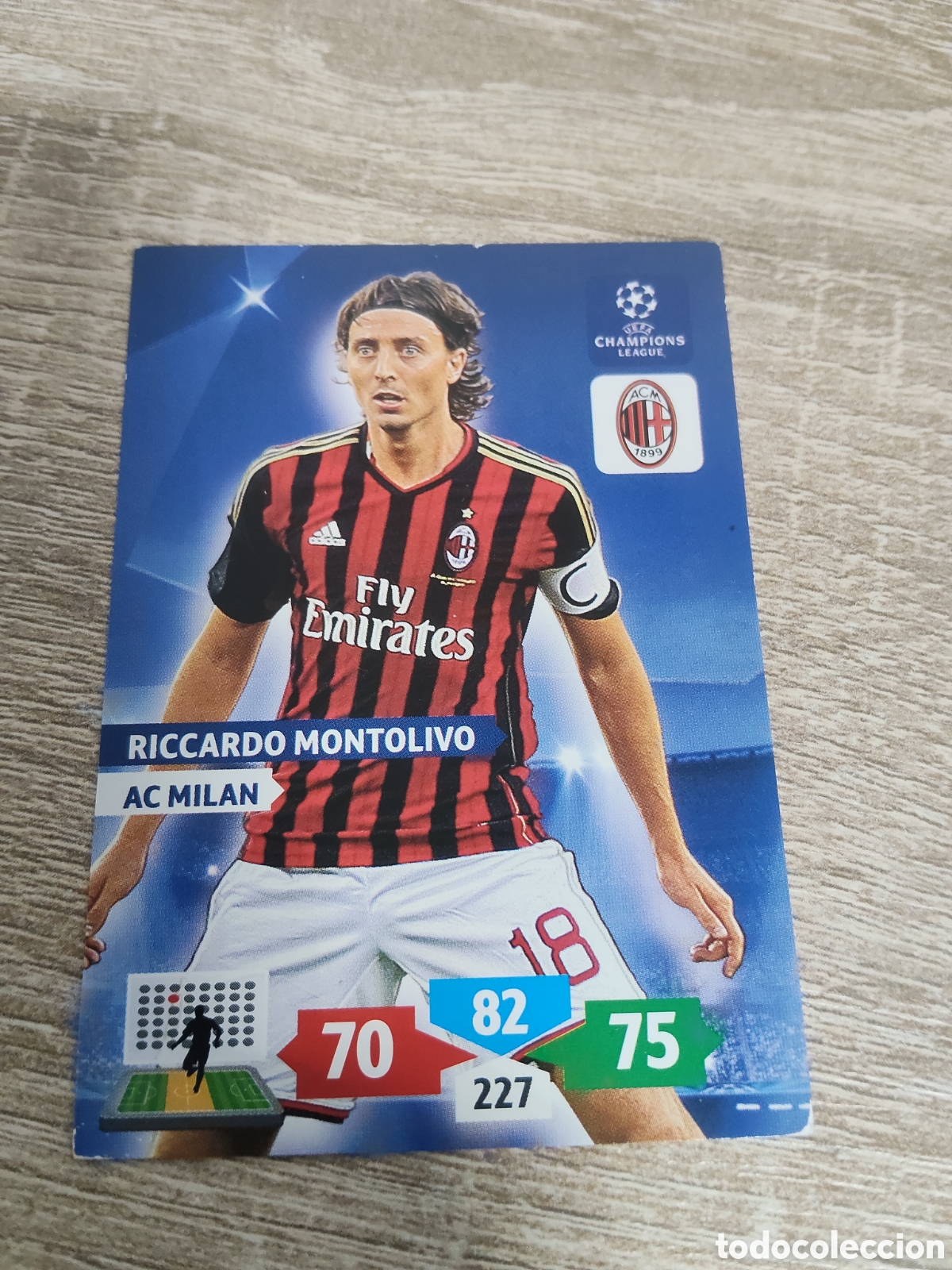 Cartes &agrave; collectionner de Football: Panini Adrenalyn champions league 2013 2014 13 14 Riccardo Montolivo Milan