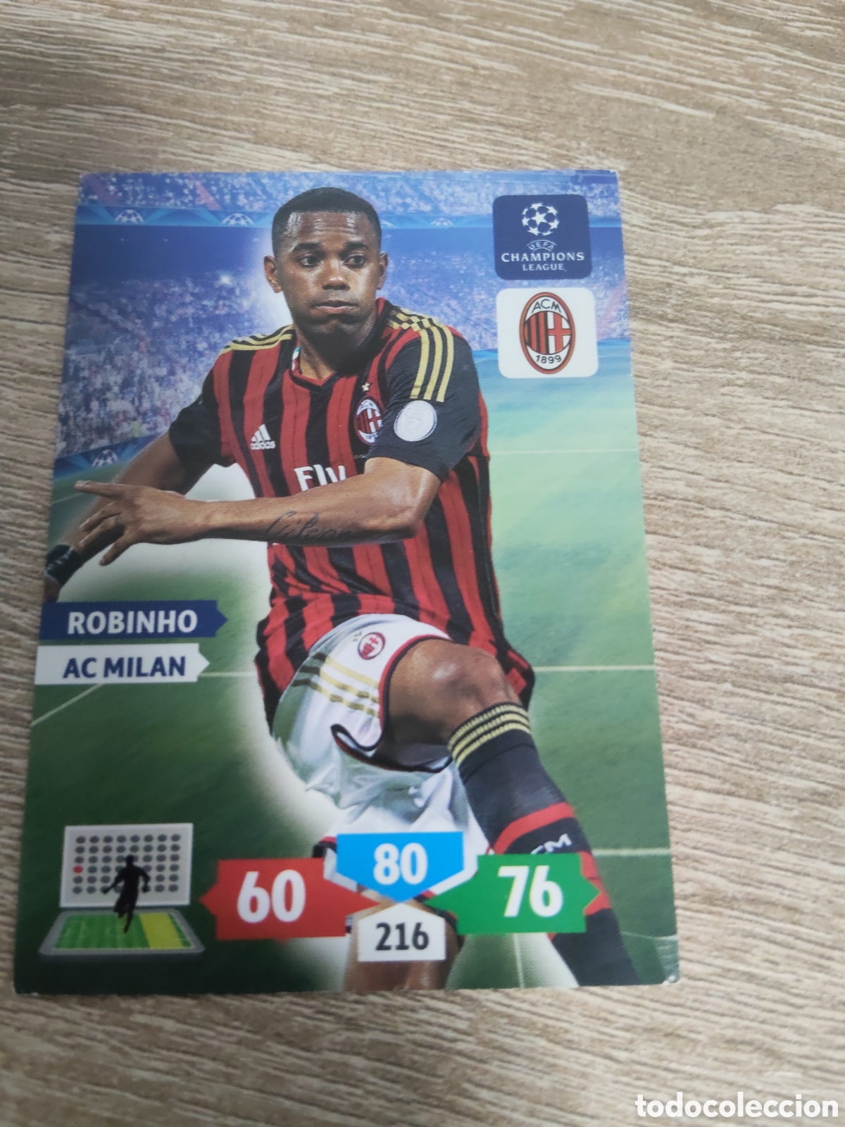 Figurine di Calcio: Panini Adrenalyn champions l2013 2014 13 14 Robinho Milan eague