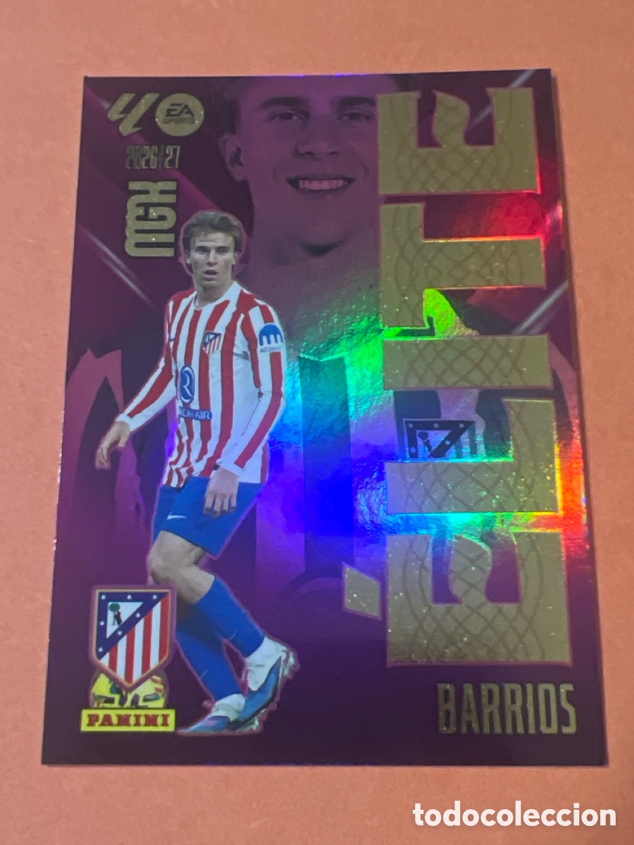 Figurine di Calcio: C374. BARRIOS AT MADRID ELITE 1 MEGACRACKS 2026/27 26-27 26 27 MGK PANINI