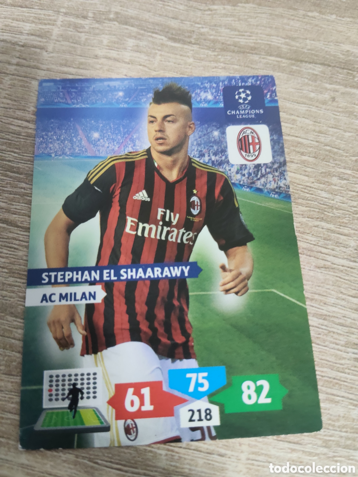 Figurine di Calcio: Panini Adrenalyn champions league 2013 2014 13 14 Stephan El Shaarawy Milan
