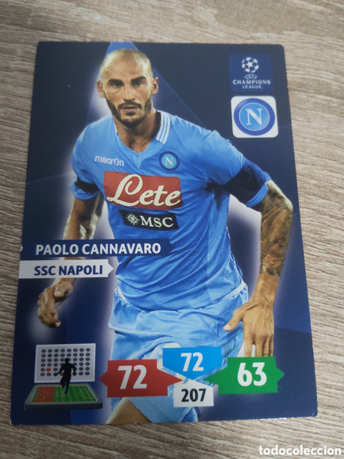 Figurine di Calcio: Panini Adrenalyn champions league 2013 2014 13 14 Paolo Cannavaro N&aacute;poles