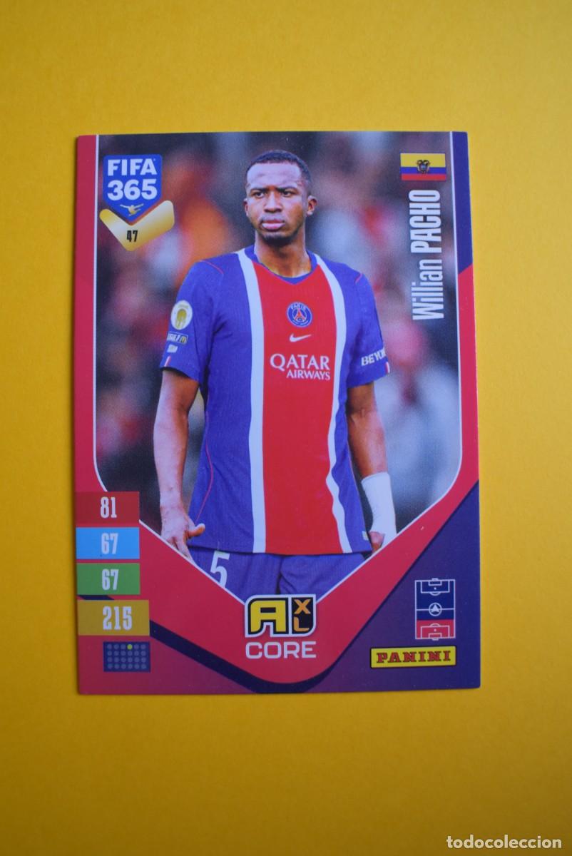 Figurine di Calcio: Cromo Adrenalyn XL. FIFA 365. 2027. Pacho. N. &ordm; 47. C&oacute;digo sin activar. Panini
