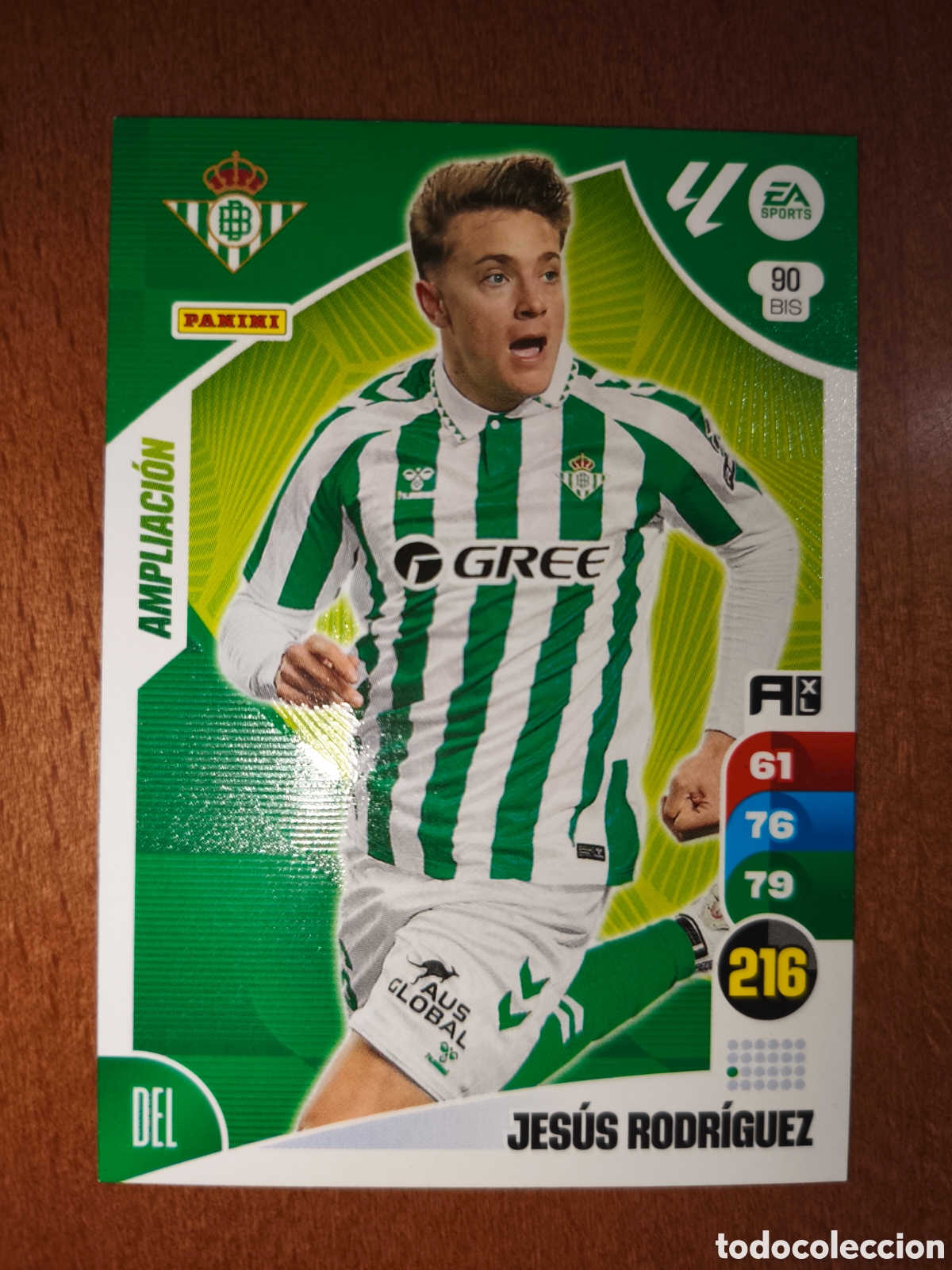Figurine di Calcio: Jes&uacute;s Rodr&iacute;guez n&deg;90 Bis AMPLIACI&Oacute;N Adrenalyn XL 24/25 Real Betis