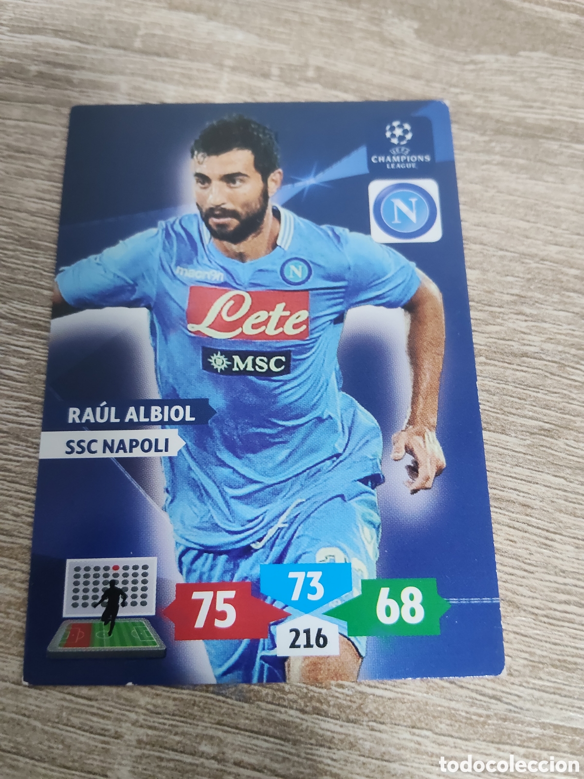Figurine di Calcio: Panini Adrenalyn champions league 2013 2014 13 14 Ra&uacute;l Albiol N&aacute;poles