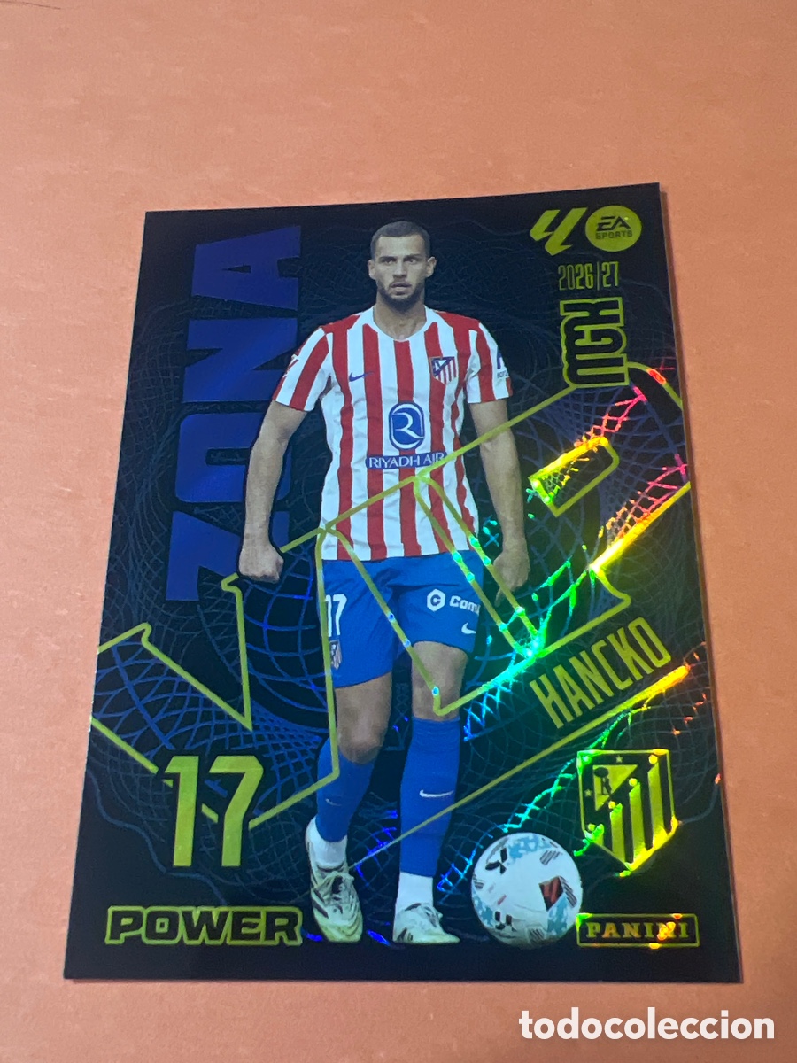 Figurine di Calcio: C376. 397P 397 P HANCKO ZONA VIP POWER ATLETICO DE MADRID MEGACRACKS 2026 2027 (MGK 26 27)