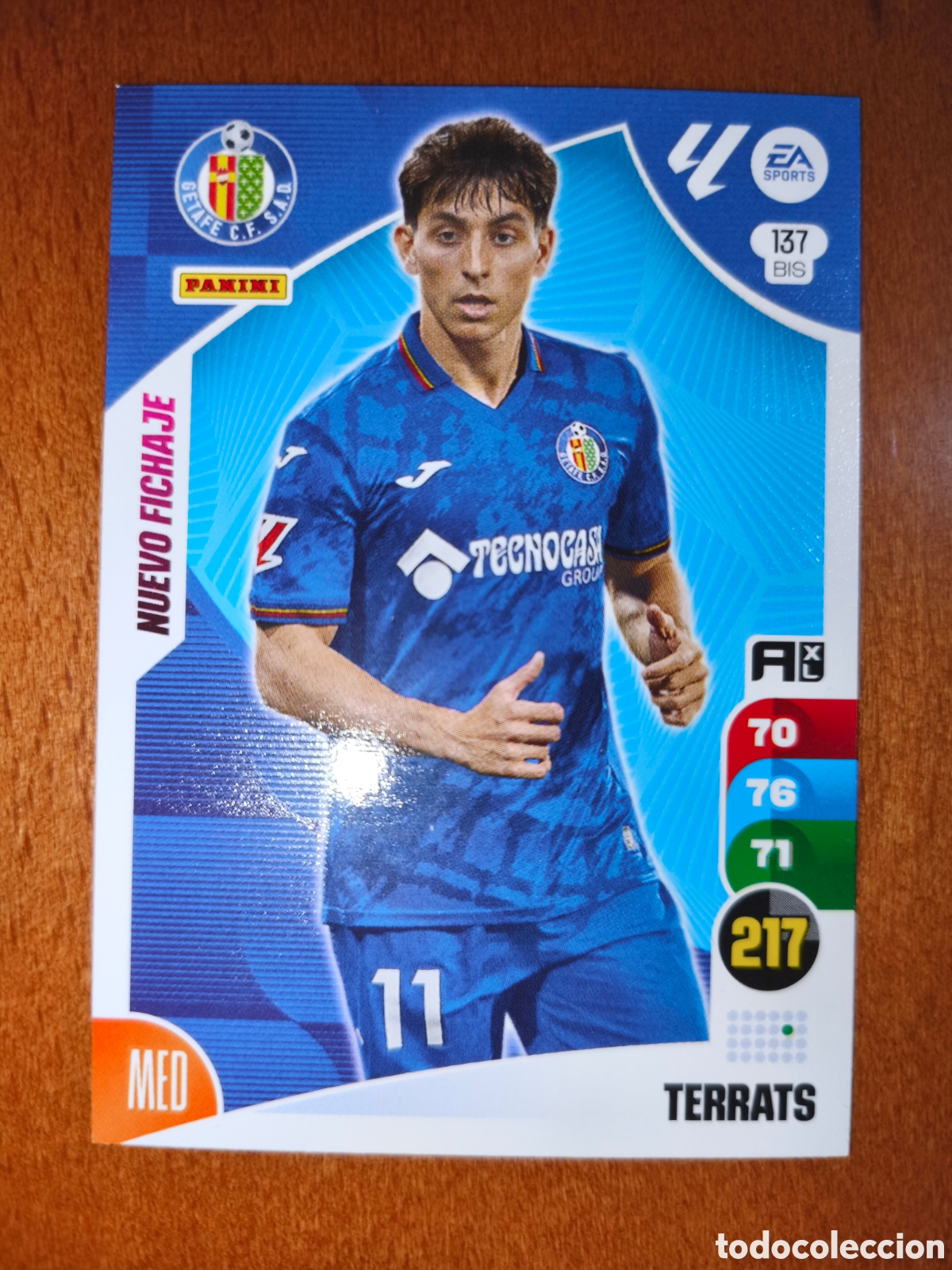 Figurine di Calcio: Terrats n&deg;137 Bis NUEVO FICHAJE Adrenalyn XL 24/25 Getafe
