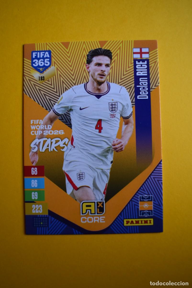 Figurine di Calcio: Cromo Adrenalyn XL. FIFA 365. 2027. Rice. N. &ordm; 193. C&oacute;digo sin activar. Panini
