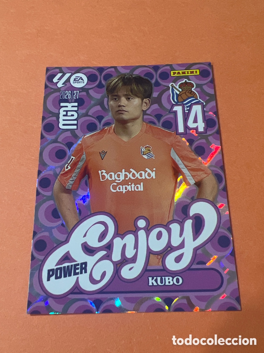 Figurine di Calcio: C379. 384P Kubo Real Sociedad Enjoy MEGACRACKS 2026 2027 - 26 27 MGK