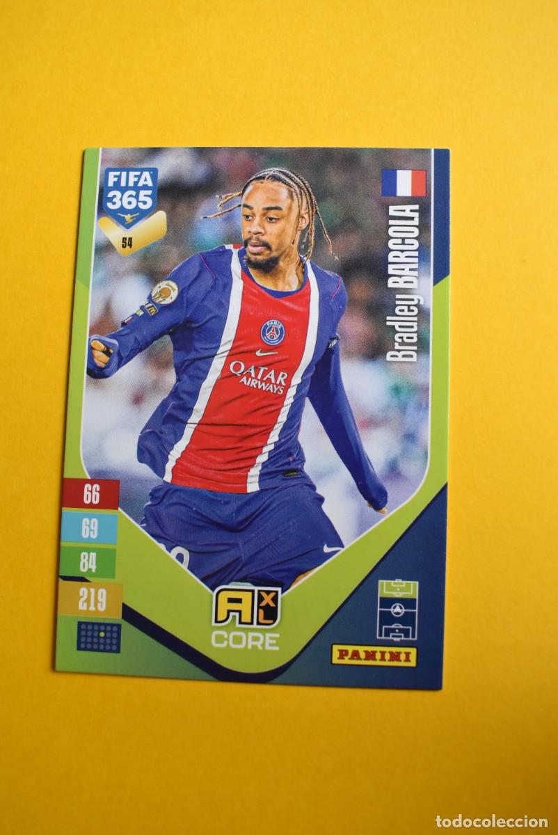 Cromos de f&uacute;tbol: Cromo Adrenalyn XL. FIFA 365. 2027. Barcola. N. &ordm; 54. C&oacute;digo sin activar. Panini