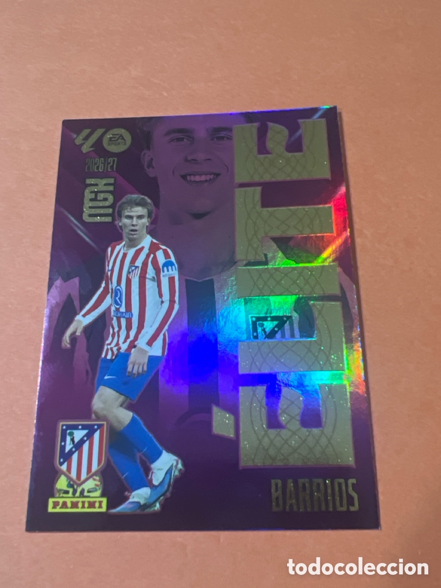 Cromos de f&uacute;tbol: C383. BARRIOS AT MADRID ELITE 1 MEGACRACKS 2026/27 26-27 26 27 MGK PANINI