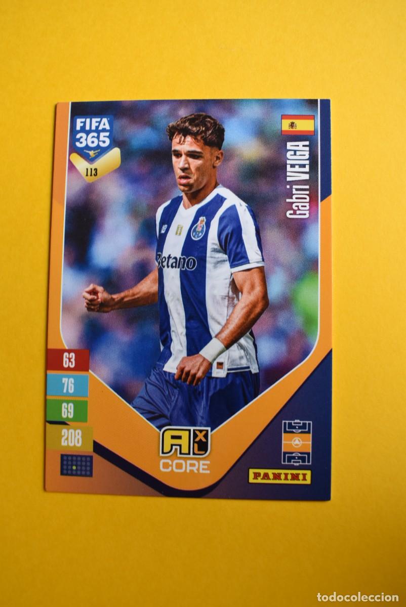 Fu&szlig;ball-Sticker: Cromo Adrenalyn XL. FIFA 365. 2027. Veiga. N. &ordm; 113. C&oacute;digo sin activar. Panini