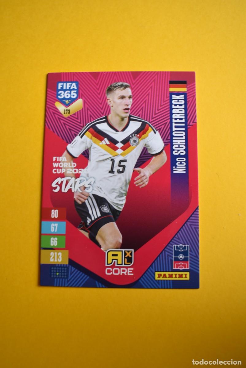 Fu&szlig;ball-Sticker: Cromo Adrenalyn XL. FIFA 365. 2027. Schlotterbeck. N. &ordm; 173. C&oacute;digo sin activar. Panini