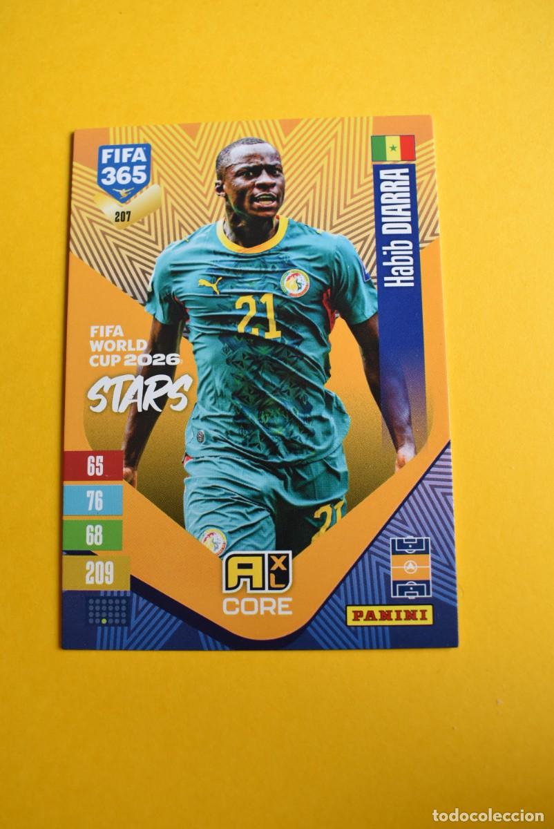 Fu&szlig;ball-Sticker: Cromo Adrenalyn XL. FIFA 365. 2027. Diarra. N. &ordm; 207. C&oacute;digo sin activar. Panini