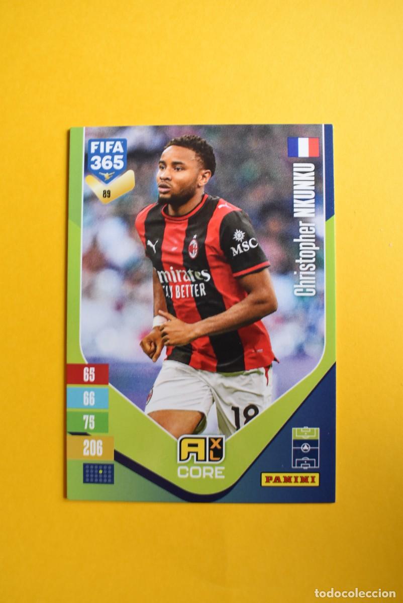 Fu&szlig;ball-Sticker: Cromo Adrenalyn XL. FIFA 365. 2027. Nkunku. N. &ordm; 89. C&oacute;digo sin activar. Panini