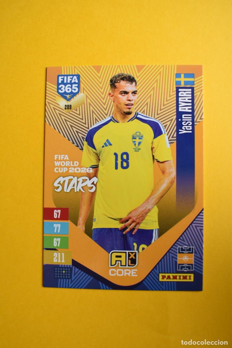 Figurine di Calcio: Cromo Adrenalyn XL. FIFA 365. 2027. Ayari. N. &ordm; 209. C&oacute;digo sin activar. Panini
