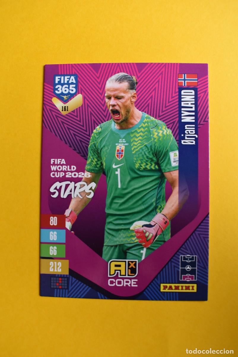 Figurine di Calcio: Cromo Adrenalyn XL. FIFA 365. 2027. Nyland. N. &ordm; 161. C&oacute;digo sin activar. Panini