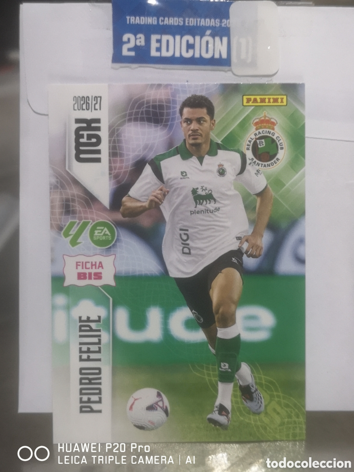Fu&szlig;ball-Sticker: MEGACRACKS 2026 2027 2026 27 PEDRO FELIPE - BIS 277 - SANTANDER