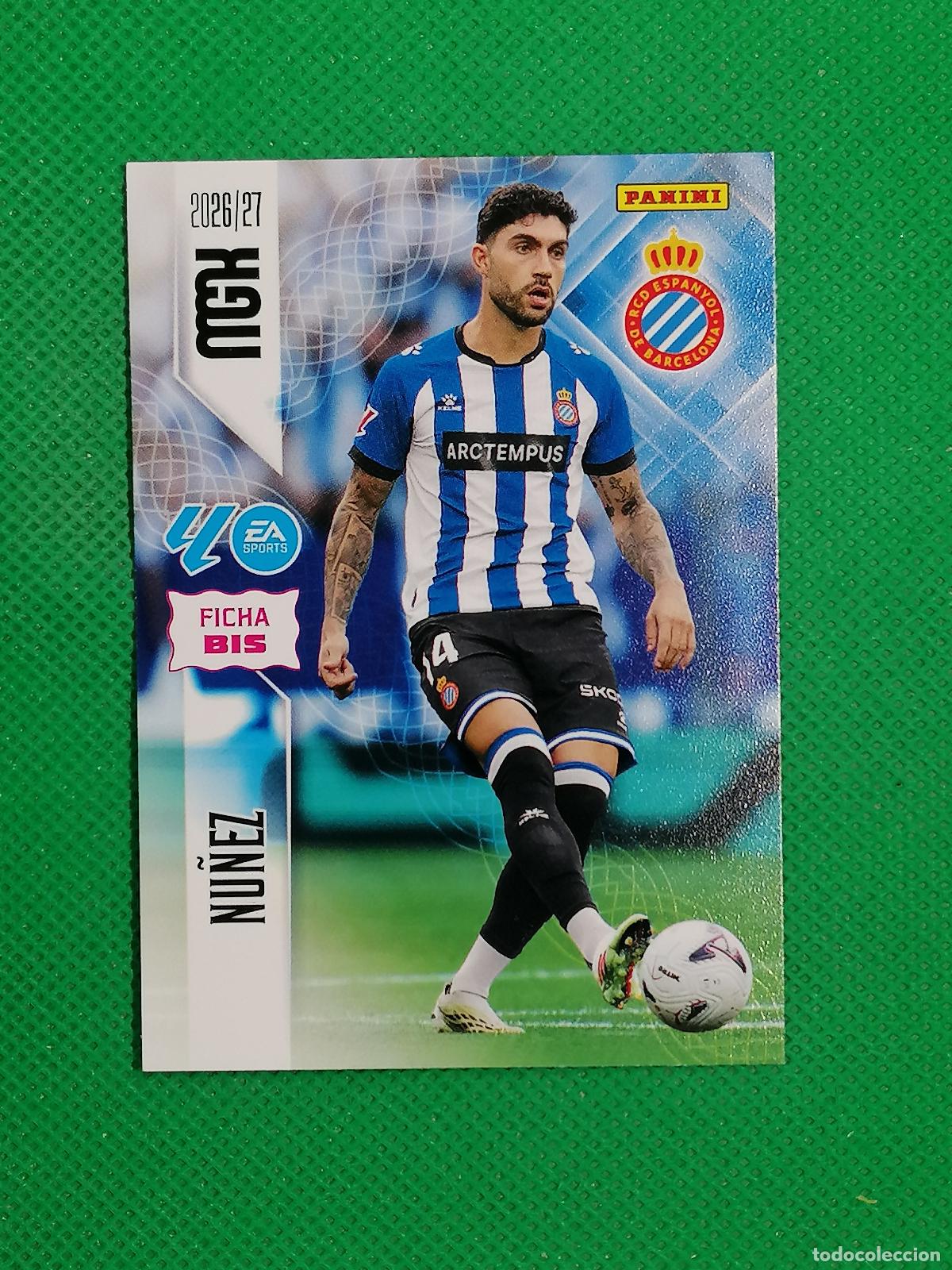 Figurine di Calcio: 167 BIS 167BIS NU&Ntilde;EZ ESPANYOL 2&ordf; EDICION ⚽ MEGACRACKS LIGA 2026 2027 26 27 ⚽